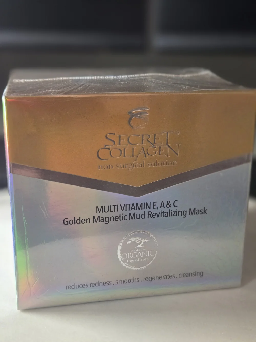 Secret Collagen Golden Magnetic Mud Mask 1.7oz / 50ml NIB Sealed